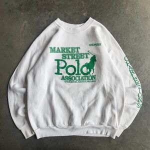 Vintage 80s 90s Polo Association Market Street Member Crewneck Mens Large 20x23